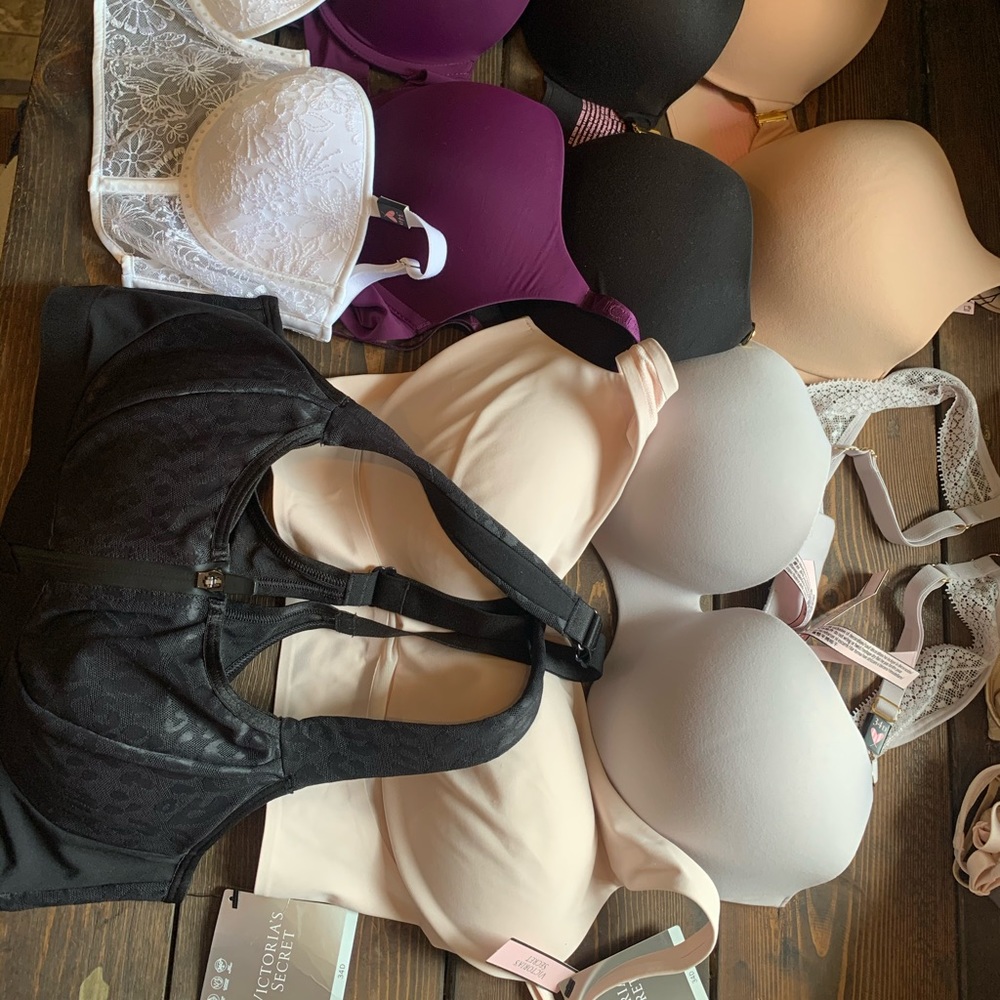 8 pc 34D bras new with tags Victoria secret